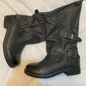 Womens motorcycle boots sz 10